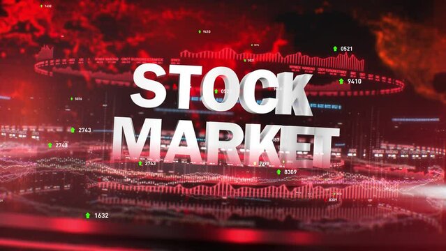 Economic Financial Index Stock Market.