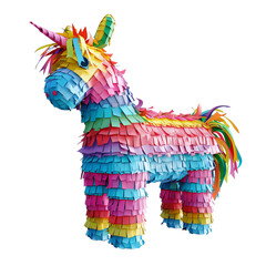 Obraz premium 3D asset element of Pinata ready to be hung and smashed. isolated on white background