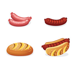 hot dog set