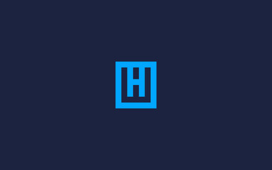 letter wh square logo icon design vector design template inspiration