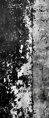 a dark grunge background with white paint, monochrome, gritty, texture


