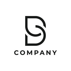 Modern and unique letter B initials logo design