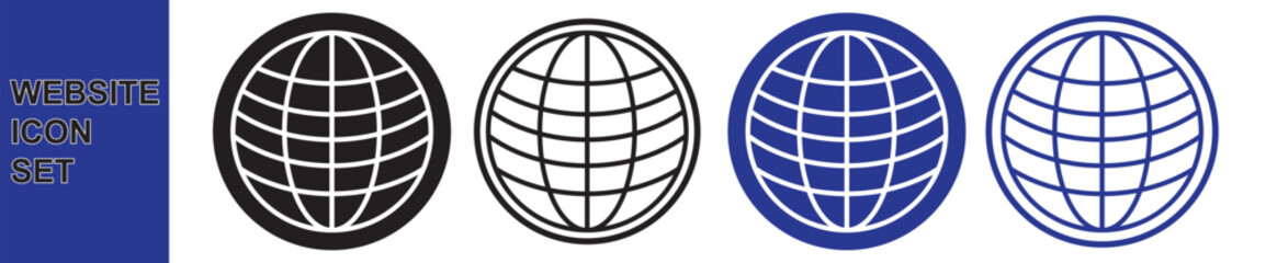 Website Icon. World web icon www earth globe icons. 11:11