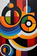 Obraz premium abstract background with circles