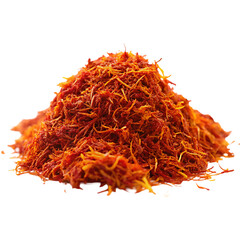 Fototapeta premium stigmas of saffron isolated on white