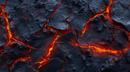 Close up view of lava wall - obrazy, fototapety, plakaty