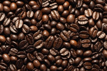 Obraz premium Texture of coffee beans