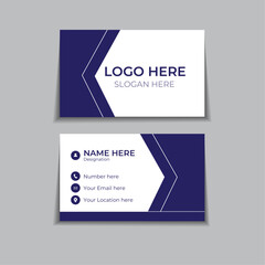 set of business cards, simple business card design,