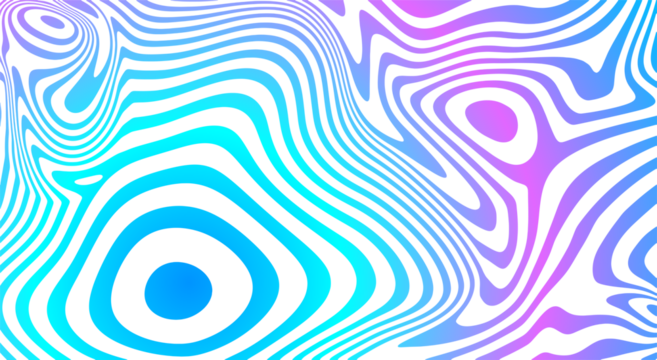 Psychedelic vortex pattern. Purple-blue background in style of the 60s, 70s for design of covers, presentations, and website elements. Disco music style