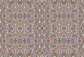 Nice mosaic wallpaper in Indian style, fits most furniture. If printed photo is ugly, set the custom colors in printer software to 0. Photo is looped, just place them next to each other to enlarge.