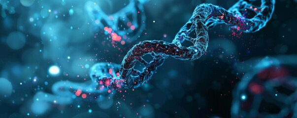 Chip-infused bloodstream, nanoparticles circulating to optimize health, futuristic medicine
