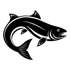 Discover the Finest Salmon Fish Vector Graphics for Your Projects