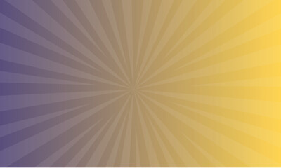 Obraz premium Comic book abstract template with rays and halftone. Humor effects on radial background. Illustration in magazine style, trendy yellow gradient colors. 