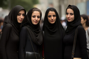 Diversity of Arab women in paranja