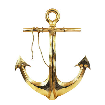 anchor on a white background