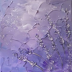 purple lavender background.