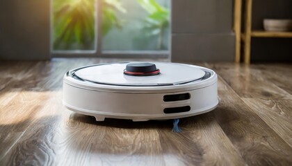 Generated image of robot vacuum cleaner 