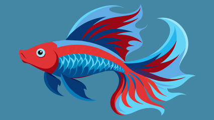 Stunning Siamese Fighting Fish Vector Enhancing Your Designs with Striking Graphics