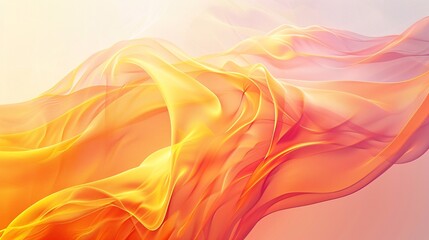 Fototapeta premium orange wave abstract background