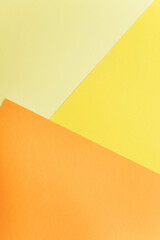 Yellow colors background . Multicolor cardboard background