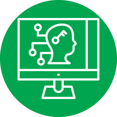 Hacking Skills Line Multi Circle