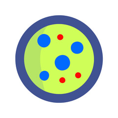 Petri dish icon on a Transparent Background