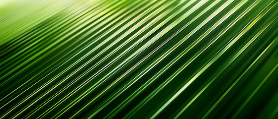 Fototapeta premium This image features a captivating pattern of green diagonal lines that create a textured surface.