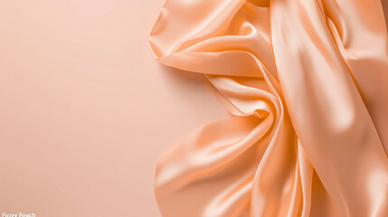 A close up of a piece of orange fabric