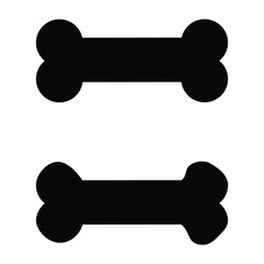 dog bone icon template color editable. dog bone symbol vector sign isolated on white background illustration for graphic and web design. Vector illustration. Eps file 347.