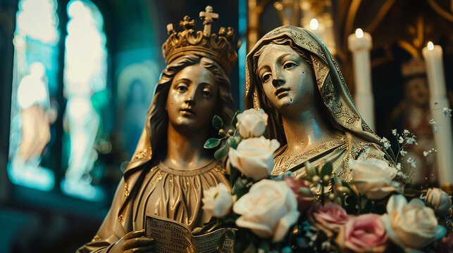 
Maria m&atilde;e de Jesus Maria passa &agrave; frente e abre estradas e caminhos📿