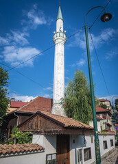Obraz premium Hadzijska mosque in Alifakovac area of Sarajevo city, Bosnia and Herzegovina