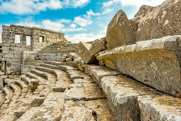 Termessos ancient city the amphitheatre. Termessos is one of Antalya -Turkey's most outstanding...