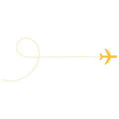Airplane Dotted Line