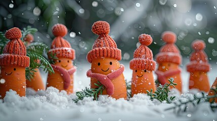 Greeting Card and Banner Design for Social Media or Educational Purpose of National Carrot Day Background