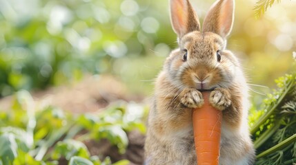 Greeting Card and Banner Design for Social Media or Educational Purpose of National Carrot Day Background