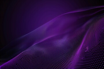 Vibrant Waves of Purple A Dance of Light and Shadow