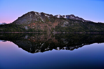 Dawn at Fallen Leaf Lake near Lake Tahoe, California.
