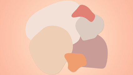 Minimalist Tree Illustration Vector Background