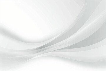 Obraz premium Abstract Light Gray and White Lines Curve Smooth Modern Tech Subtle Background Vector.