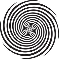 optical illusion, element, circle, black and white stripes, sticker, design graphic symbols of the company logo, the ability to change color and size.
