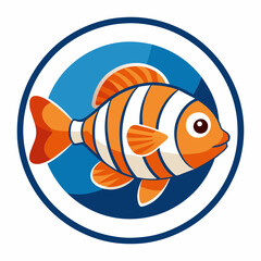 Stunning Clown Fish icon  Vector Illustrations Perfect for Your Projects
