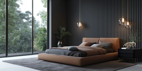  Elegant Modern Bedroom: Luxury Interior with Stylish Decor and Comfort