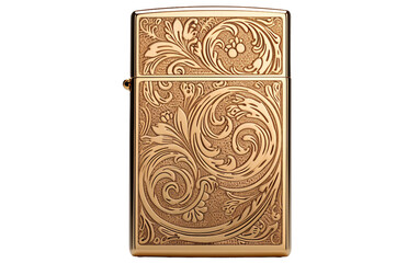 Gilded Subtlety Lighter Isolated On Transparent Background PNG.