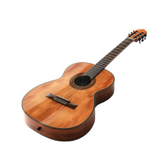 Fototapeta premium acoustic guitar isolated on white
