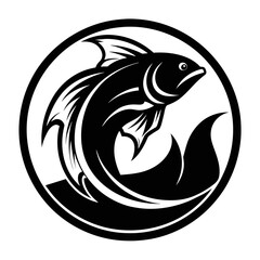 Stunning Siamese Fighting Fish logo icon Vector Enhancing Your Designs with Striking Graphics