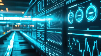 Large Data Display Showing Complex Information