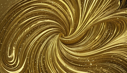 abstract golden swirling background