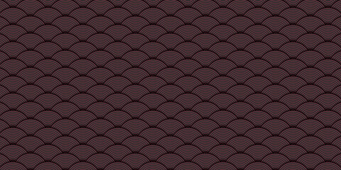 Layered Paper Japanese Pattern, cardboard effect, traditional motifs