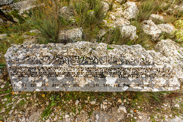 Termessos ancient city the amphitheatre. Termessos is one of Antalya -Turkey's most outstanding...
