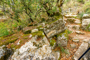 Termessos ancient city the amphitheatre. Termessos is one of Antalya -Turkey's most outstanding...